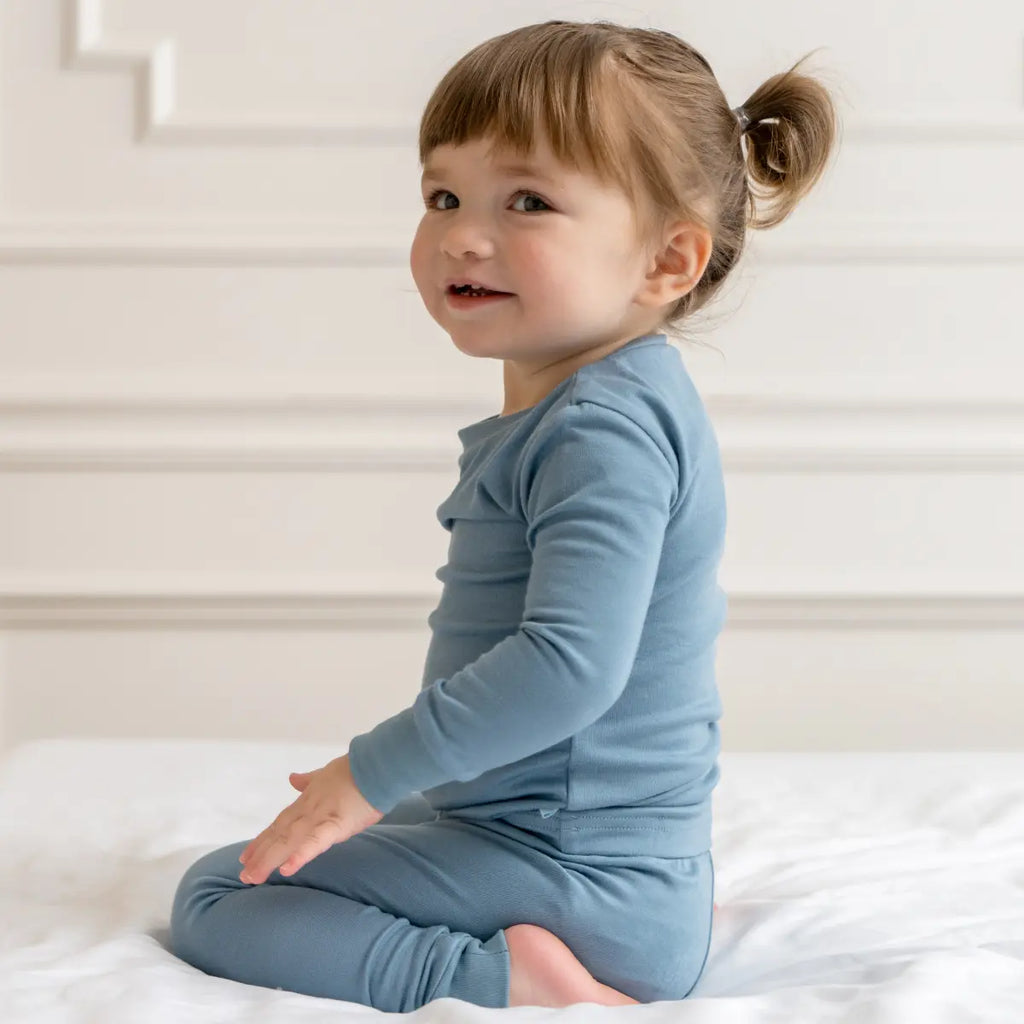 Toddler/Kids Bamboo Pajamas - Ocean Blue Dreamland Baby