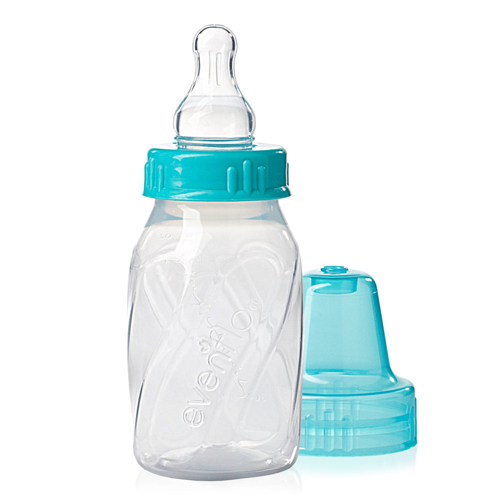 Evenflo Classic 4 oz Polypropylene Baby Bottle with Slow Flow Nipples and BPA-Free Material for Comfortable Feeding and Easy Measurement