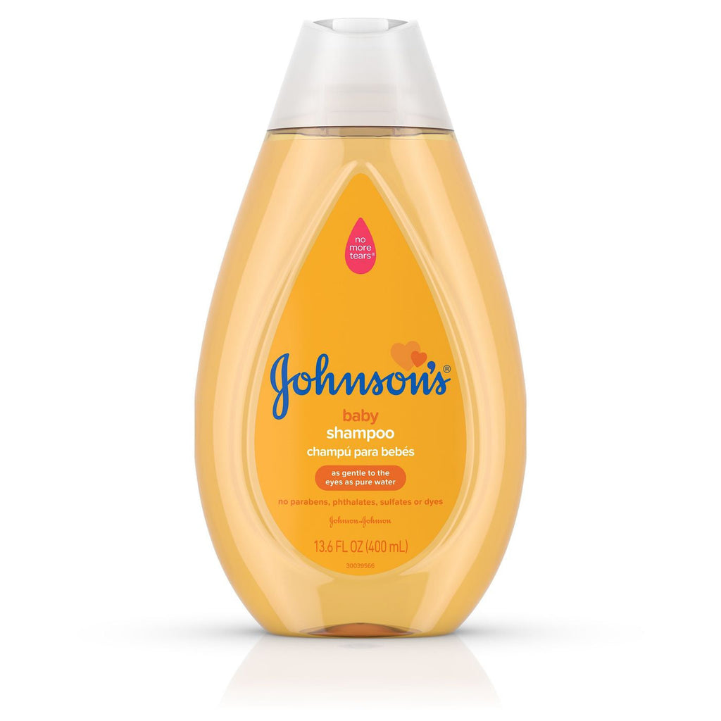 Johnson's® no more tears® 136 oz Flip Top Bottle Scented baby shampoo with natural ingredients