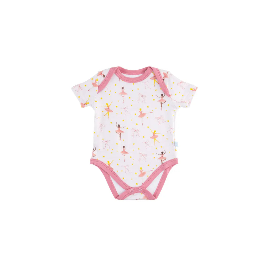 Baby Short-Sleeve Bamboo Bodysuit Dreamland Baby