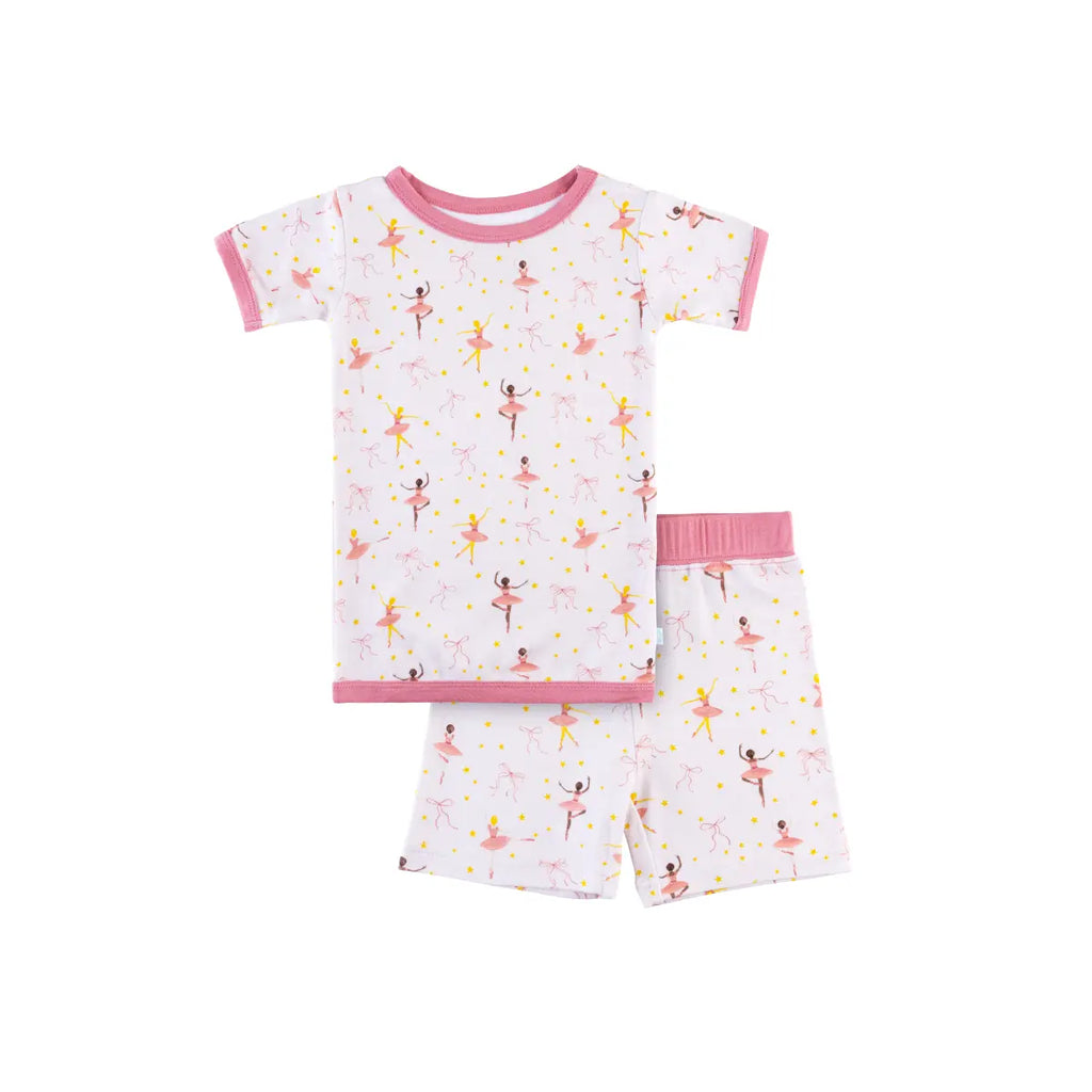 Toddler Short-Sleeve Bamboo Pajamas Dreamland Baby