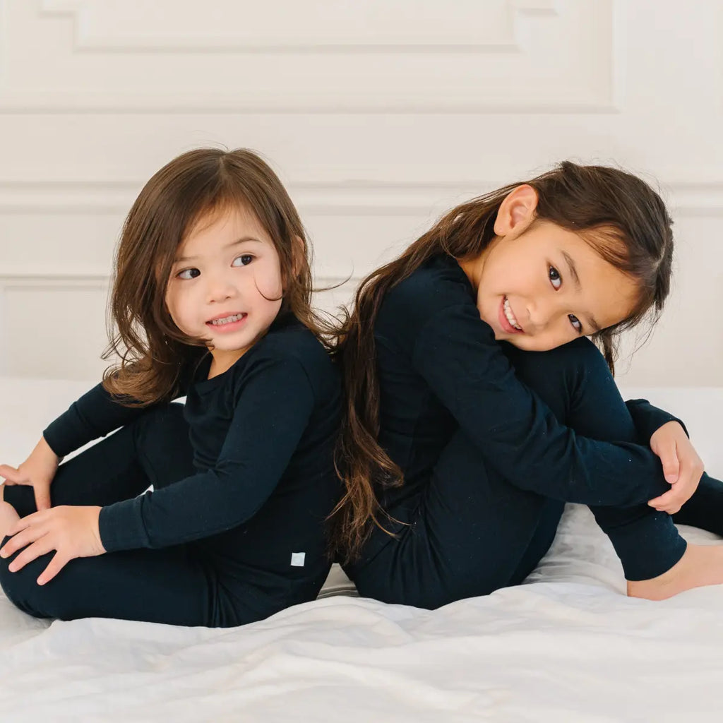 Toddler/Kids Bamboo Pajamas - Midnight Black Dreamland Baby