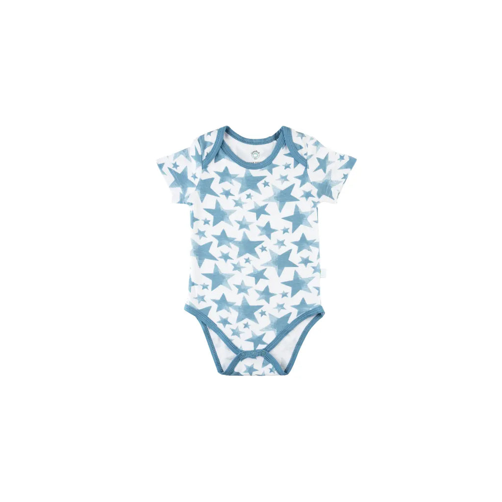Baby Short-Sleeve Bamboo Bodysuit Dreamland Baby