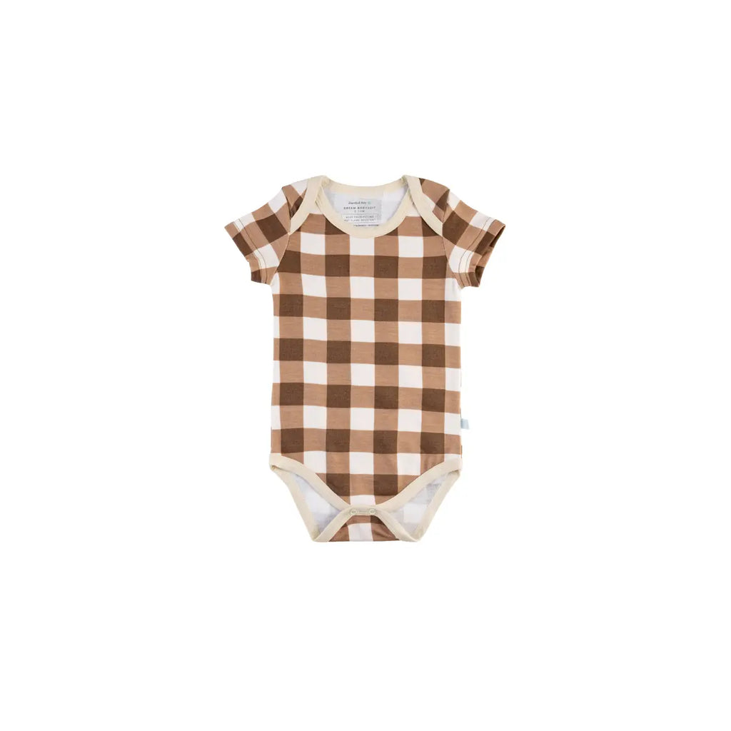 Baby Short-Sleeve Bamboo Bodysuit Dreamland Baby