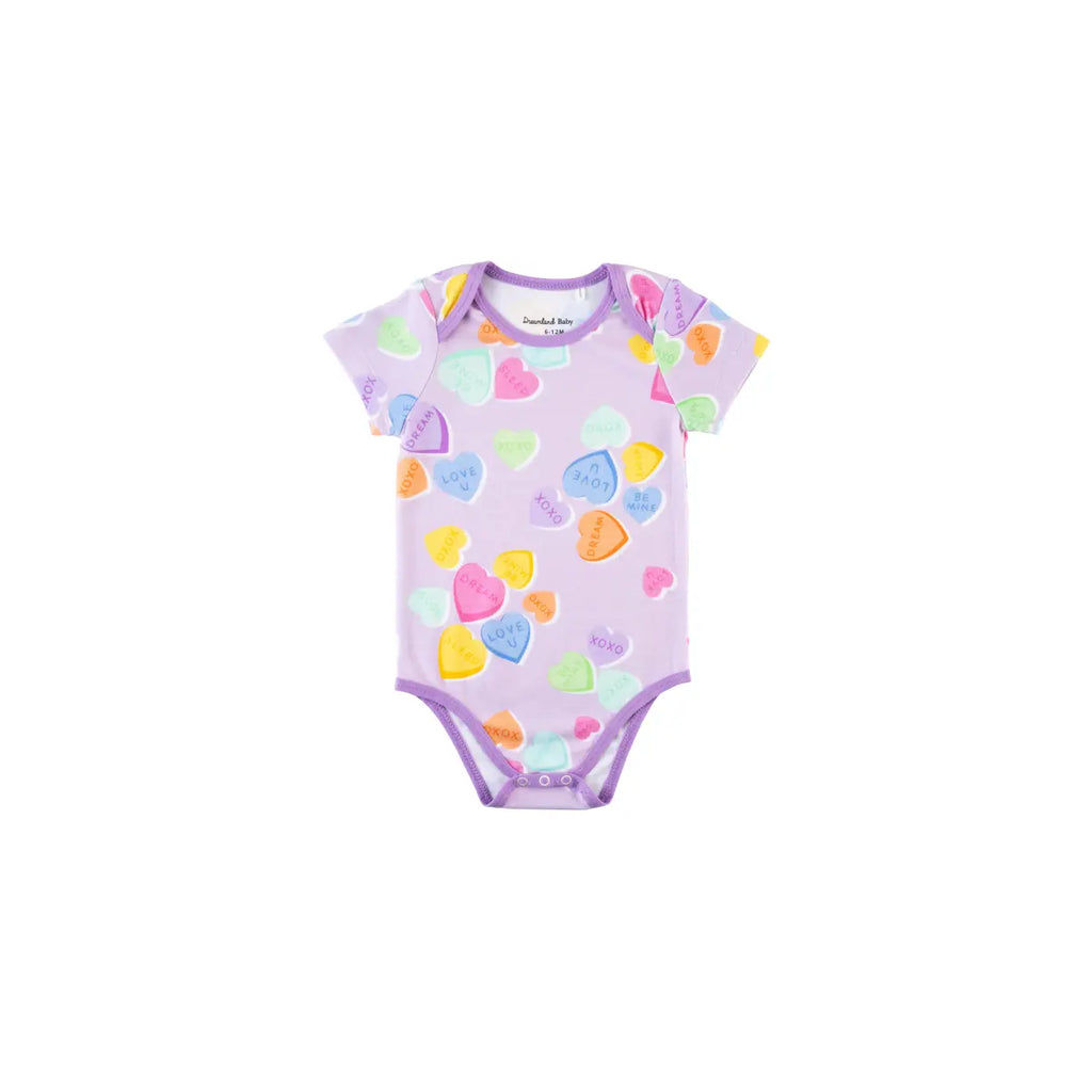 Baby Short-Sleeve Bamboo Bodysuit Dreamland Baby