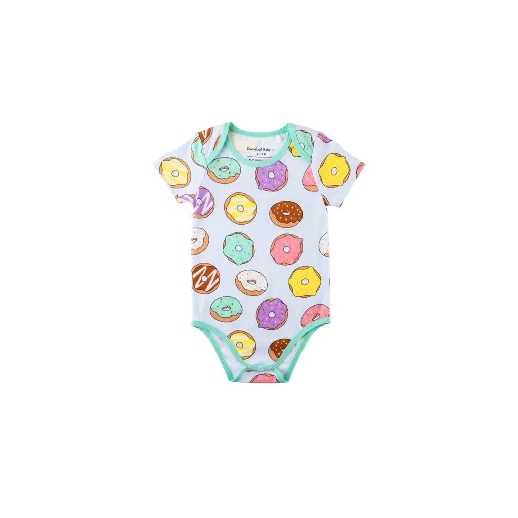 Baby Short-Sleeve Bamboo Bodysuit Dreamland Baby