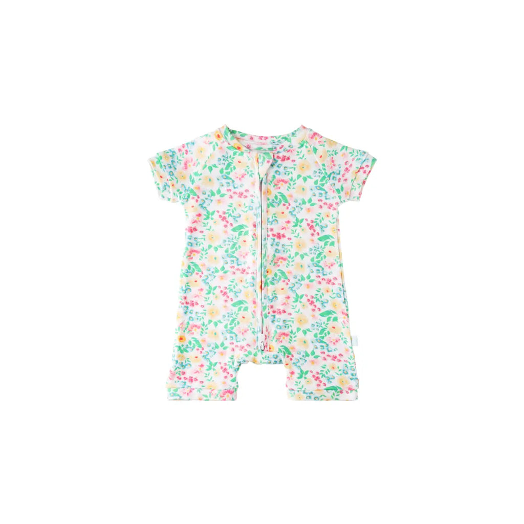 Baby Short-Sleeve Bamboo Romper Dreamland Baby