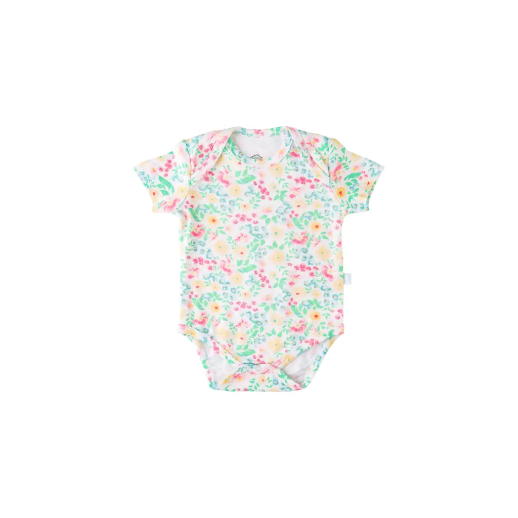 Baby Short-Sleeve Bamboo Bodysuit Dreamland Baby
