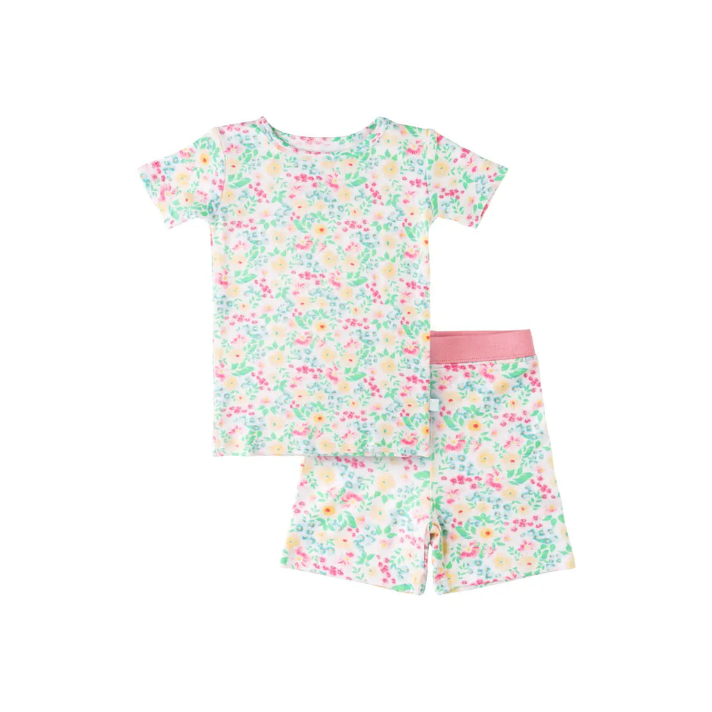 Toddler Short-Sleeve Bamboo Pajamas Dreamland Baby