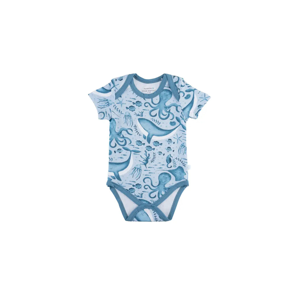 Baby Short-Sleeve Bamboo Bodysuit Dreamland Baby