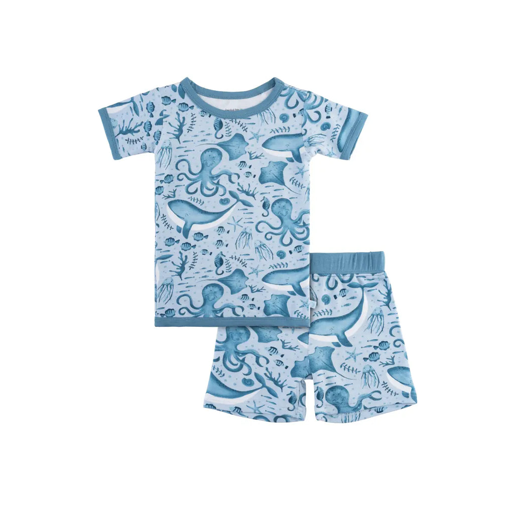 Toddler Short-Sleeve Bamboo Pajamas Dreamland Baby