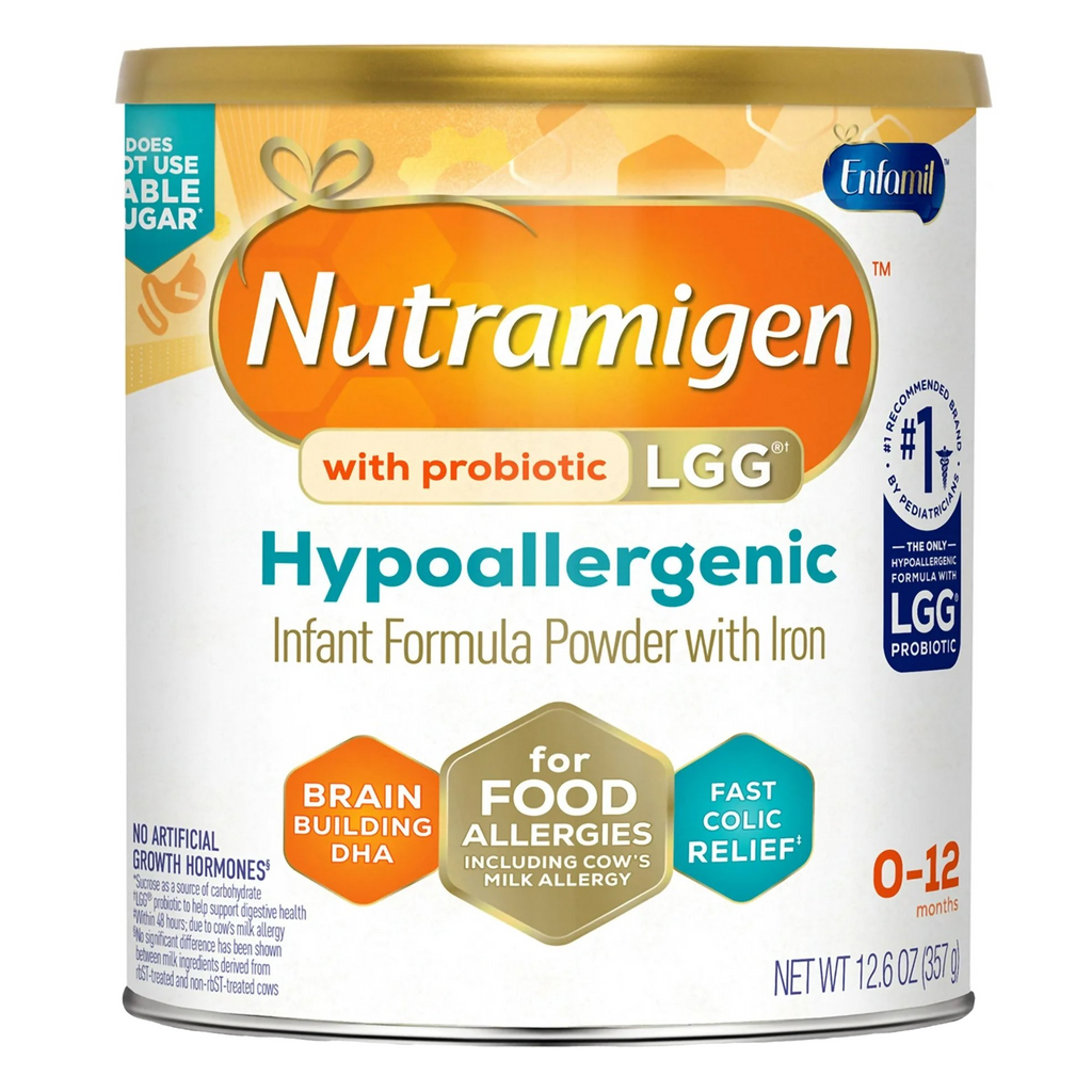 Infant Formula Nutramigen® with Probiotic LGG® Unflavored Can Powder Iron Cow's Milk Allergy - 126 oz