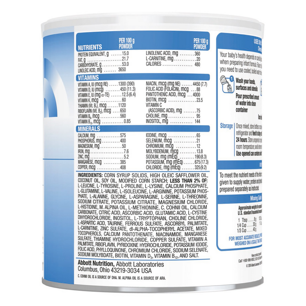 Abbott Nutrition Phenex®-1 Unflavored Can Powder Amino Acid / Iron Phenylketonuria (PKU) infant formula for special dietary needs - 141 oz