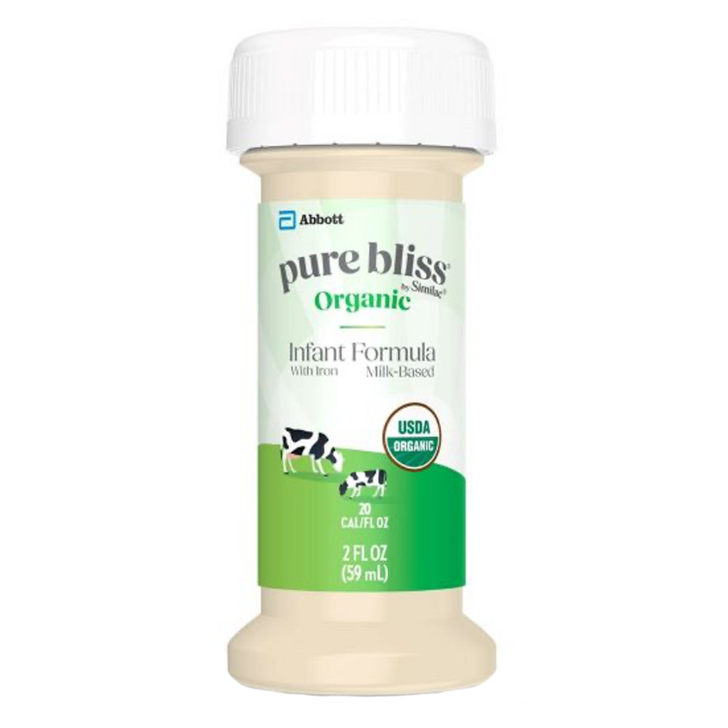 Pure Bliss® by Similac® Organic Infant Formula, Easy to Digest, USDA-Certified Organic, Ready to Feed - (4ct) 2 oz - Nutritious and convenient infant formula in 2 oz bottles